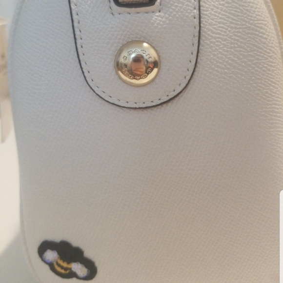 Rare Coach Limited edition embroidery satchel crossbody handbag butterfl… - Picture 7 of 11